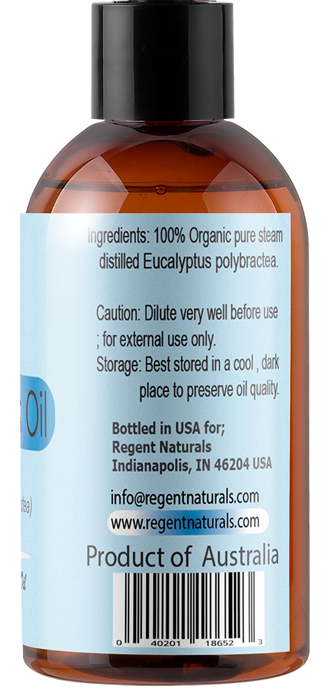 100% Pure Organic Eucalyptus Essential Oil.