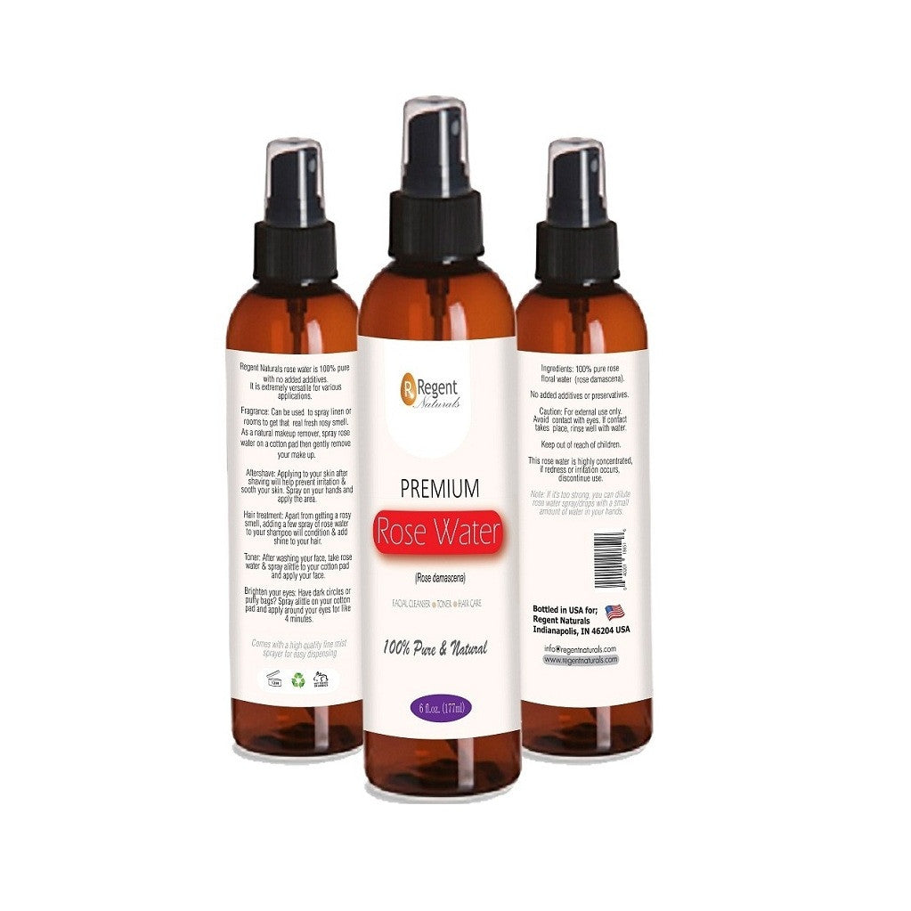 100% Pure Rose Water Spray on FB